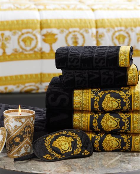 versace towels amazon|bathroom decor with Versace.